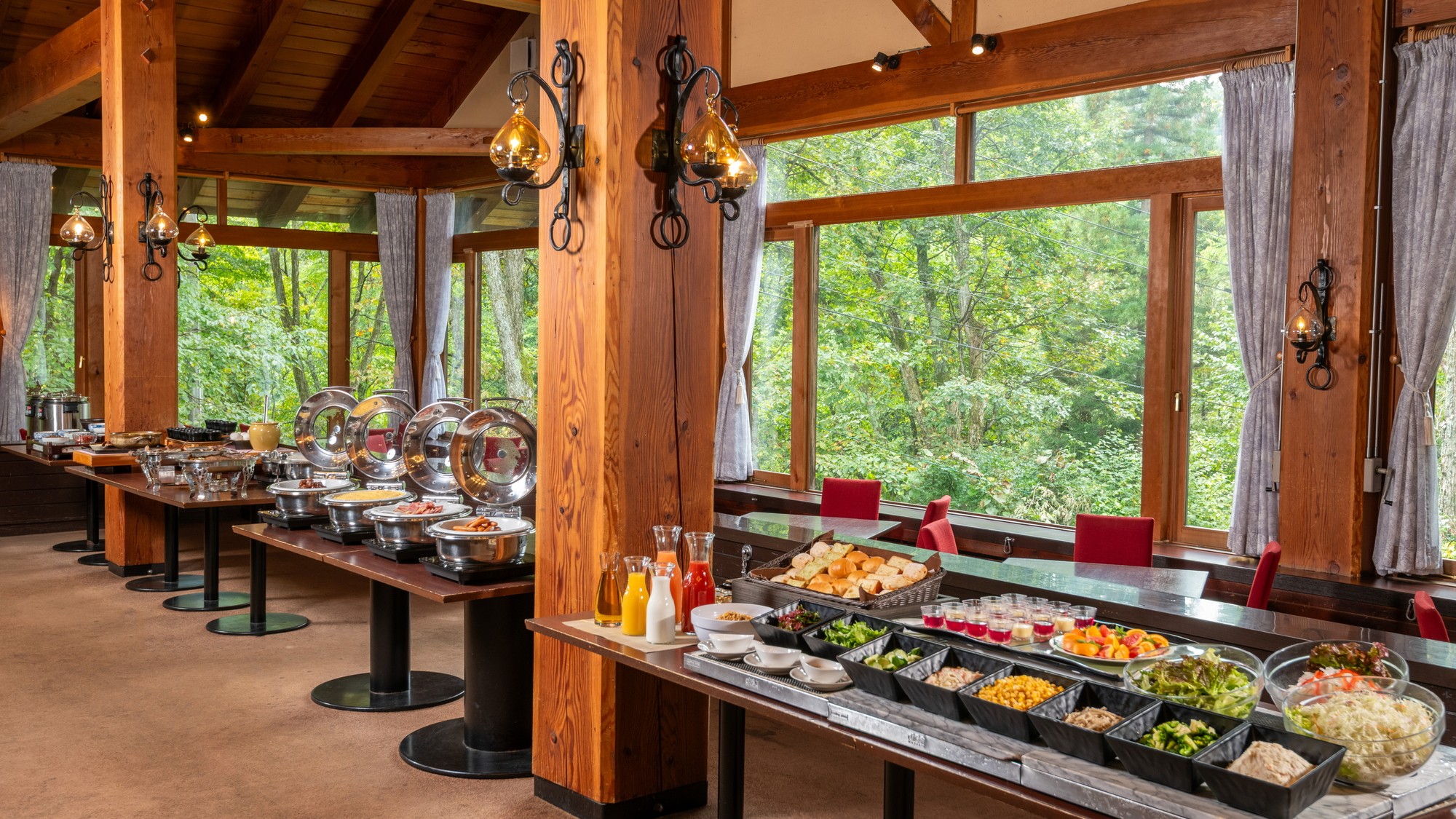 朝食バイキング