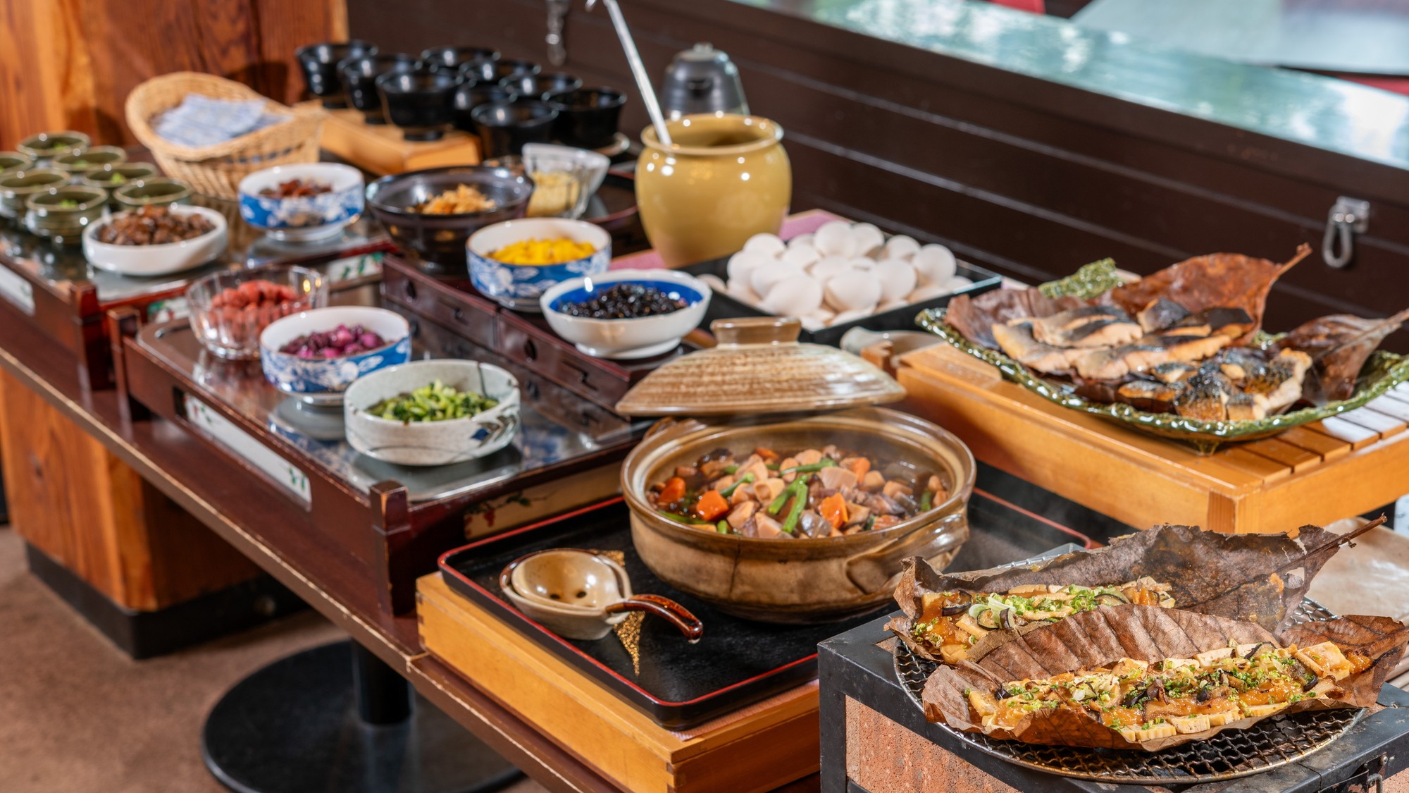 朝食バイキング