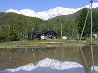 春の白馬三山