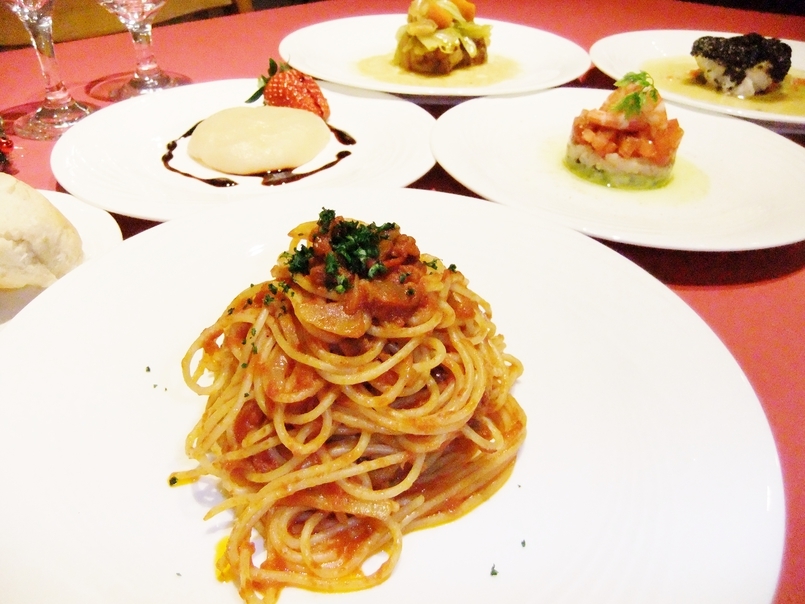 ［ひとり旅］【フル】《2食付》イタリアンフルコースプラン■前菜・パスタ・魚料理・肉料理・デザート