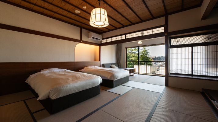 【リニューアル】和室×ベッドで快適に過ごせる和ベッド客室