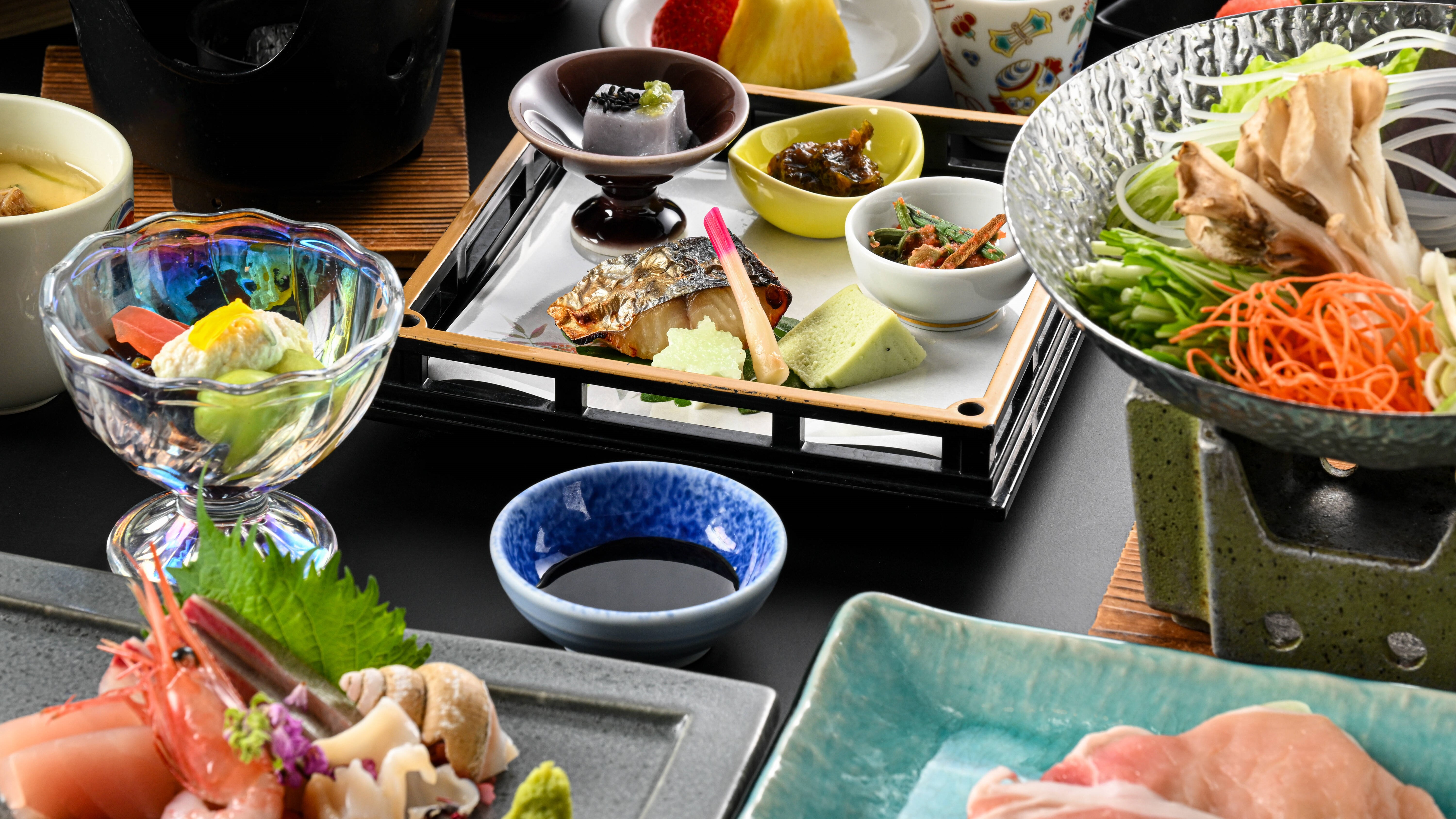【お料理】量少なめ「あわづ会席」（イメージ）