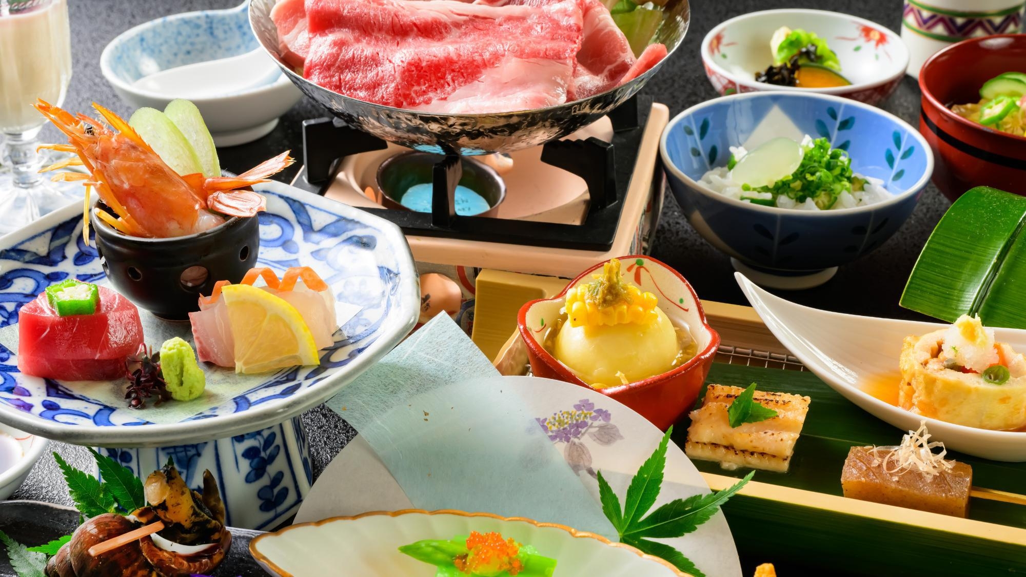 【緑輝く初夏の伊香保へ】日本酒OR梅酒えらべる利き酒付「美味少量」プラン〜7月まで平日限定