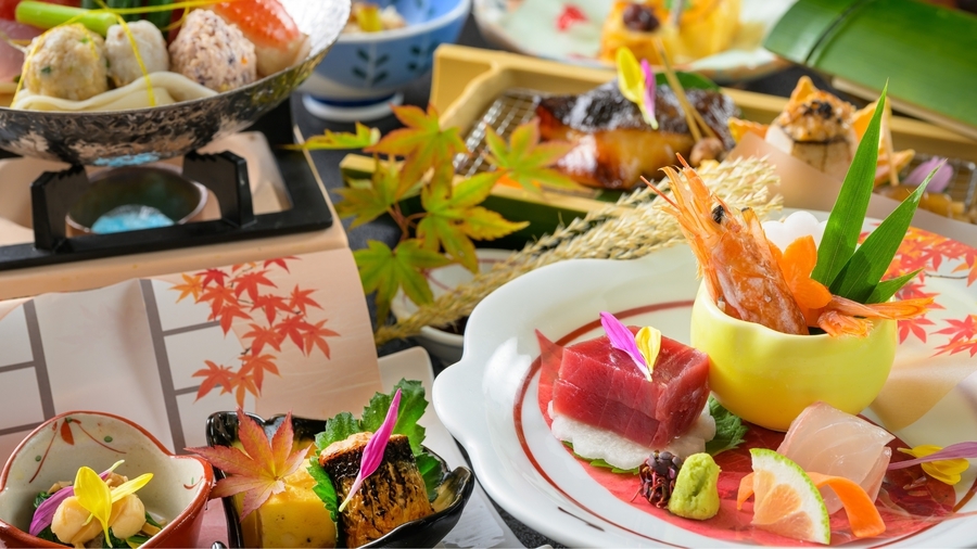 【美味少量】秋の味覚を凝縮した少量美味コース＜お食事は和ダイニングでごゆっくり＞