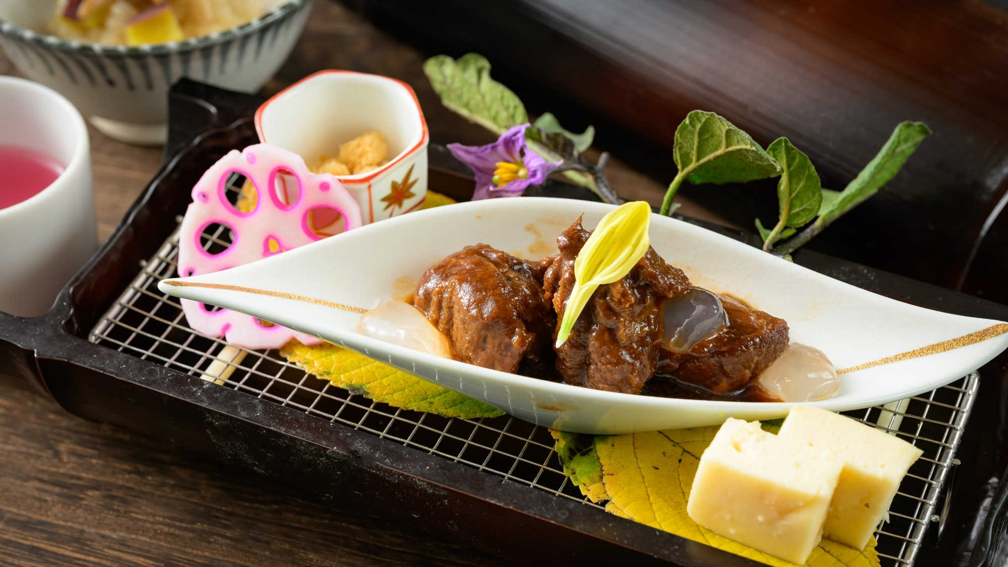 伊香保の秋を五感で感じる。福一ならではの献立をご用意いたします。