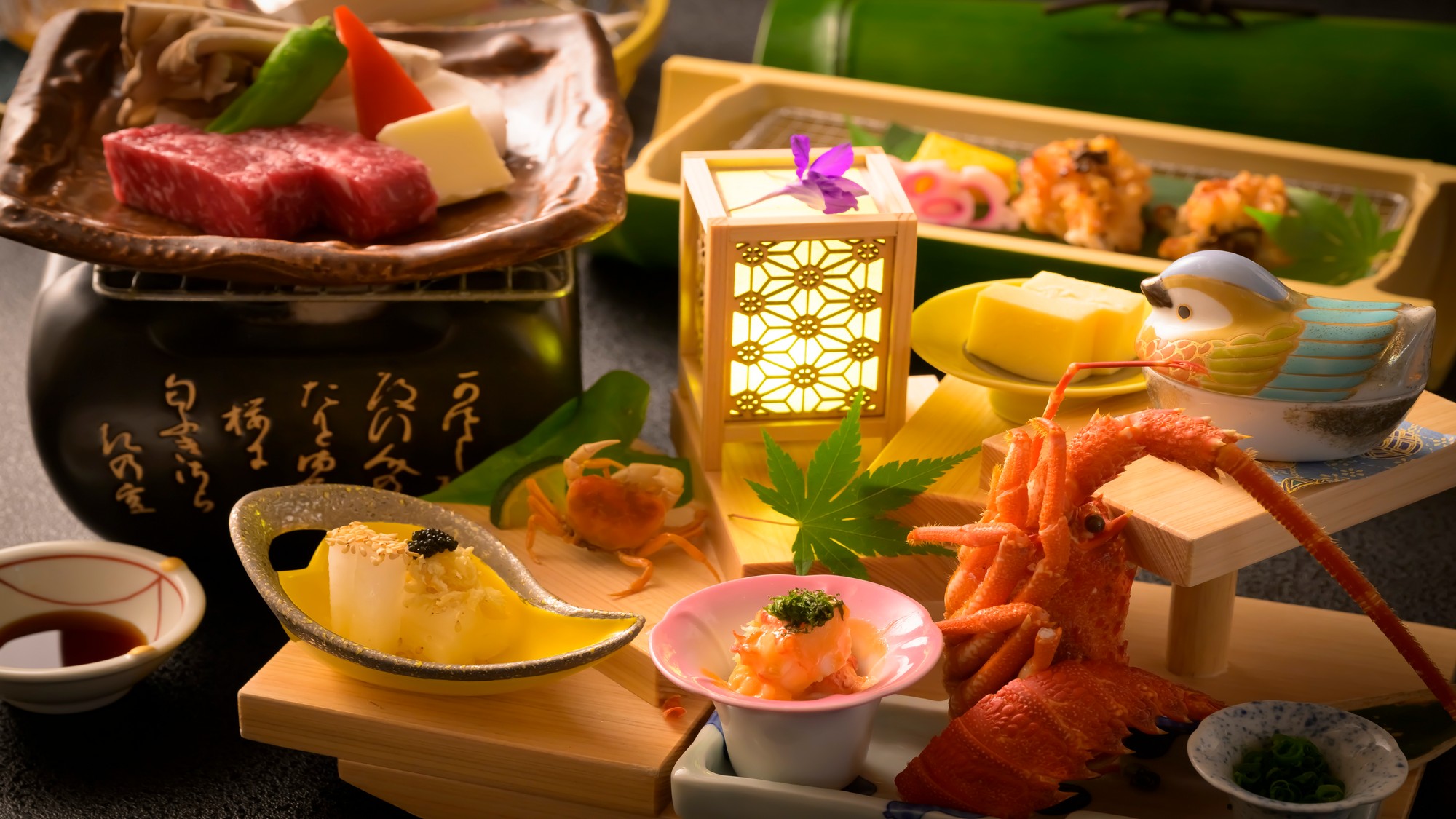 夏ならではの素材をふんだんに使った万葉創作和会席。