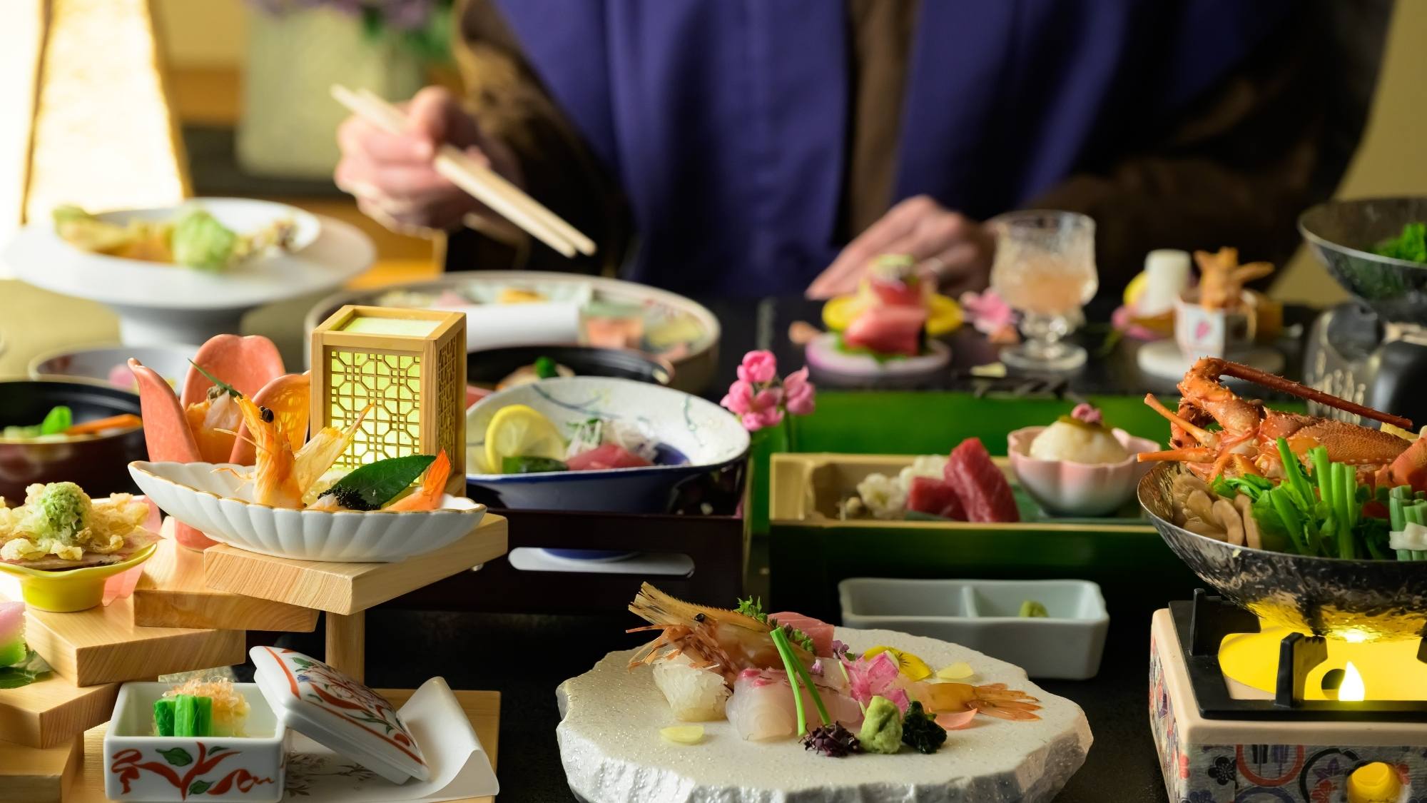 一つ一つ、こだわりのお料理をじっくりとご堪能ください。