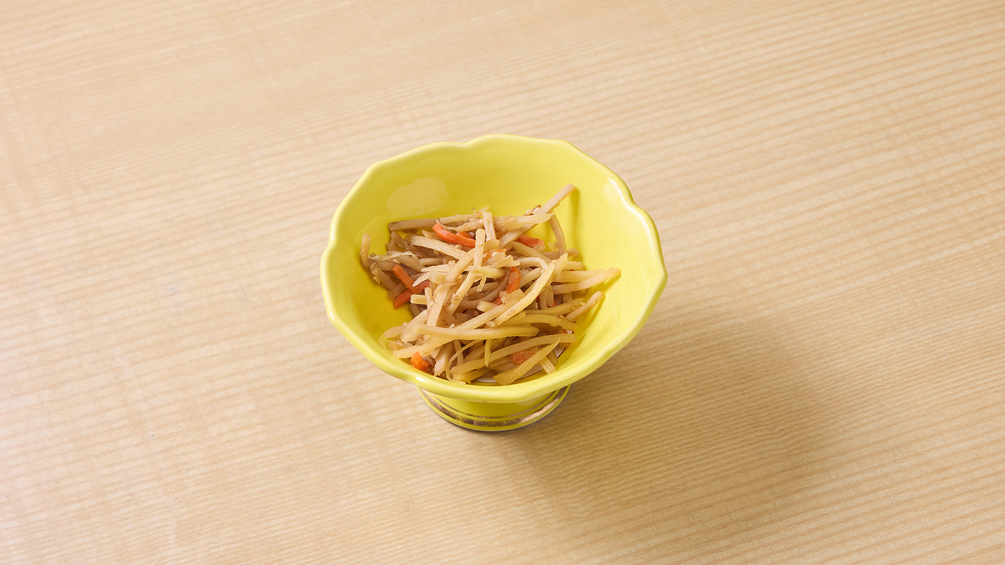 ・【朝食一例】素朴でどこか懐かしい、炒め煮。ご飯が進む、ほっとする一品です