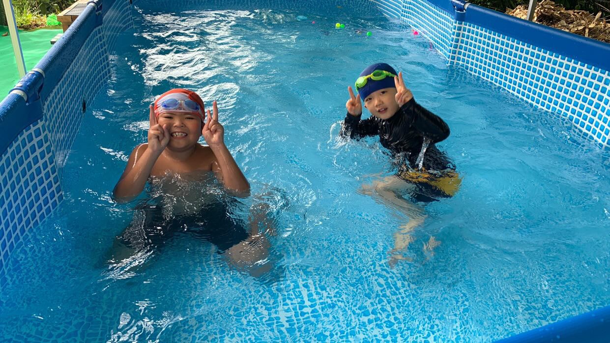 夏休み限定子供プール