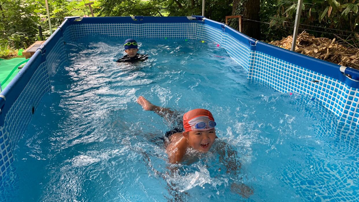 夏休み限定子供プール