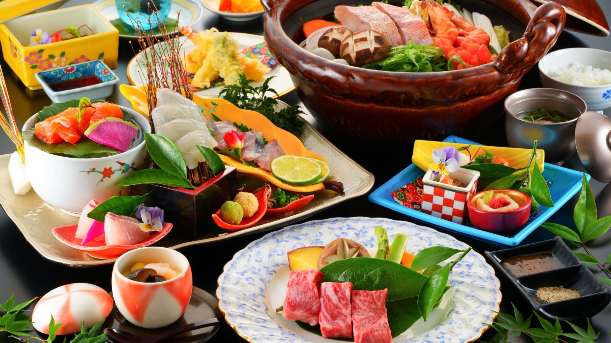 ☆１泊２食《豊後牛＆浜茹 紅ズワイガニ付き》贅沢会席「nagi」プラン☆