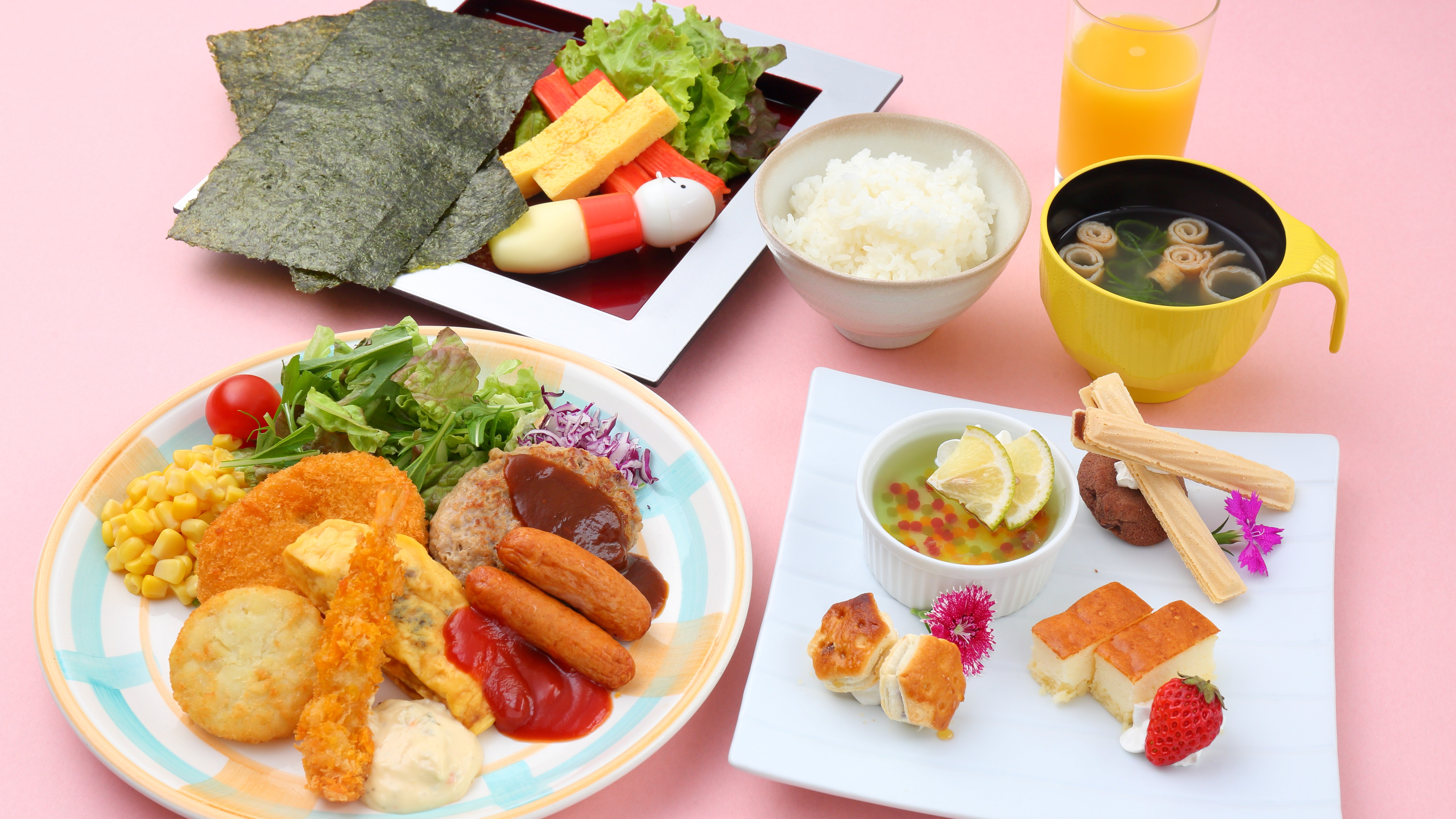 幼児のお子様向けご夕食(お子様ランチ)／例