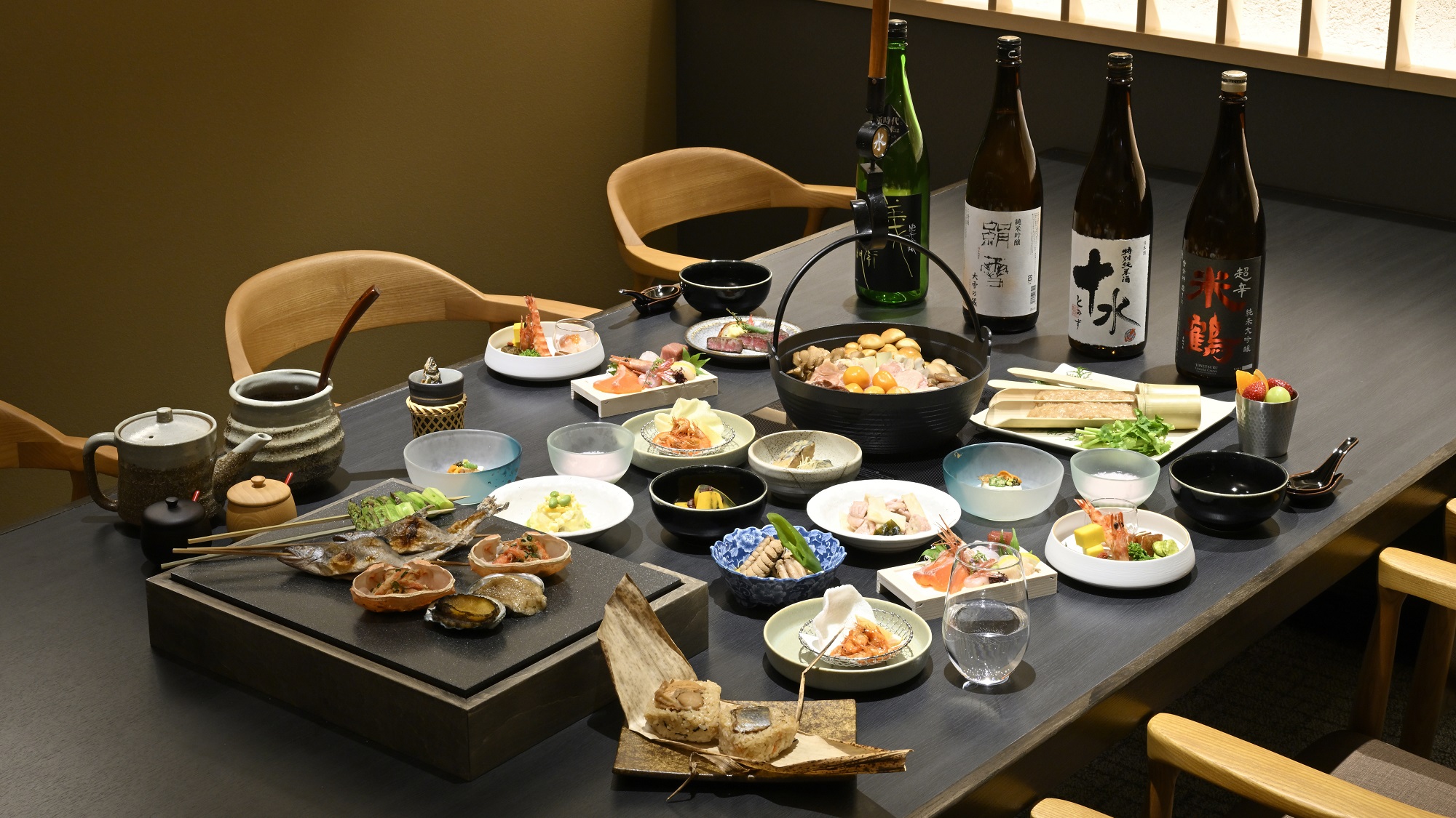 【囲炉裏風ダイニングしらかば】夕食
