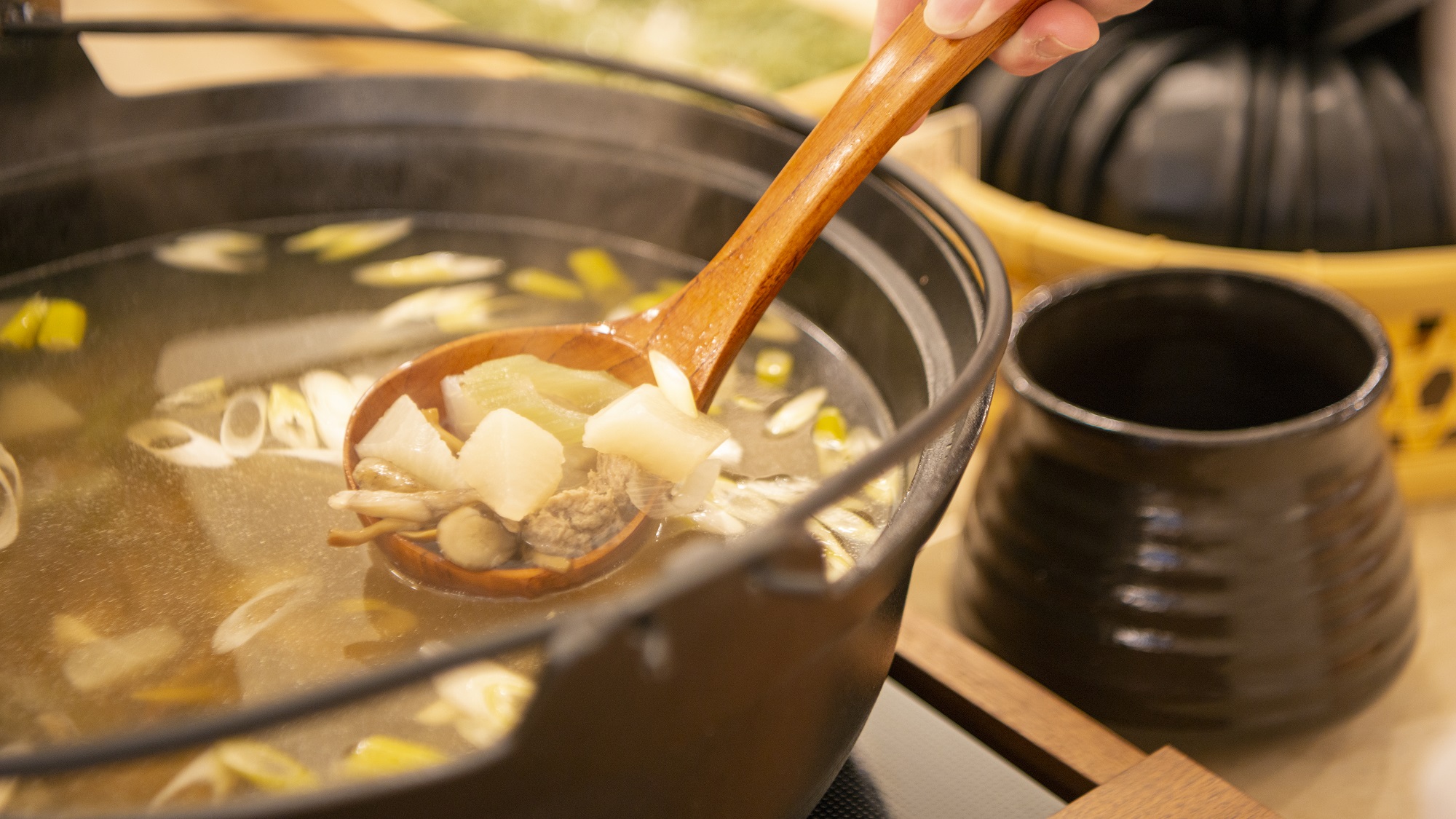 【夕食ビュッフェ】郷土料理人気のオハウ