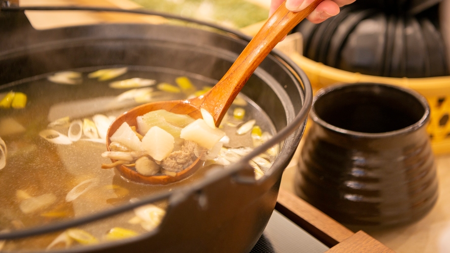 【夕食ビュッフェ】郷土料理人気のオハウ