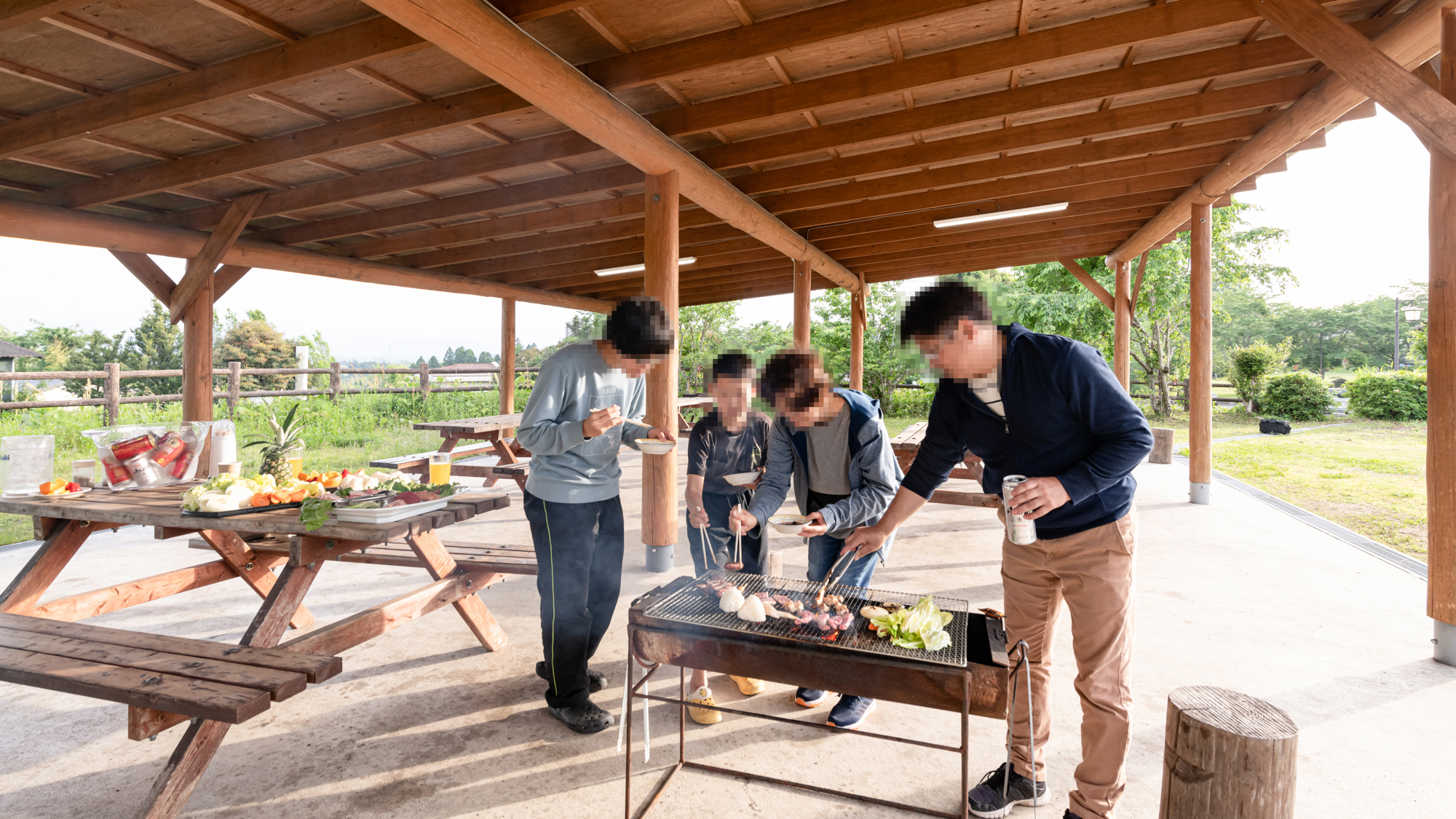 *【BBQ一例】みんなで楽しく手ぶらでBBQ♪お飲み物は持ち込み自由です！　※画像はイメージです
