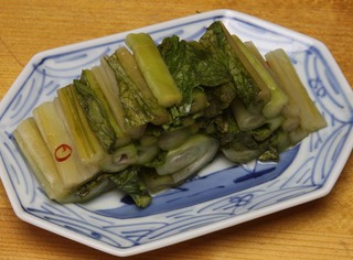 自家製野沢菜