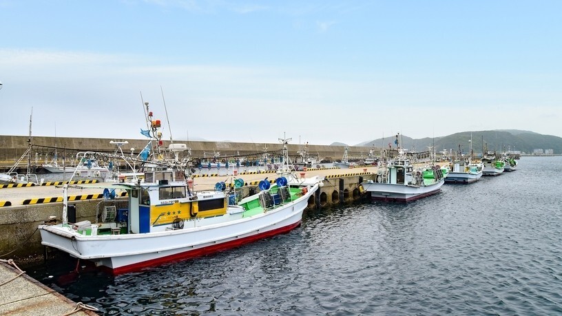 【勝本港】壱岐の北端にあり、対馬海峡に面し、古代から北の玄関口として大陸交通の要衝とて栄えた場所。