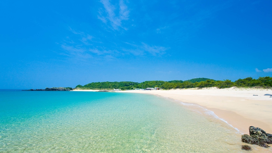 *【錦浜海水浴場】壱岐一番のマリンスポーツのメッカ！壱岐の三大ビーチで、シュノーケリングスポットも♪