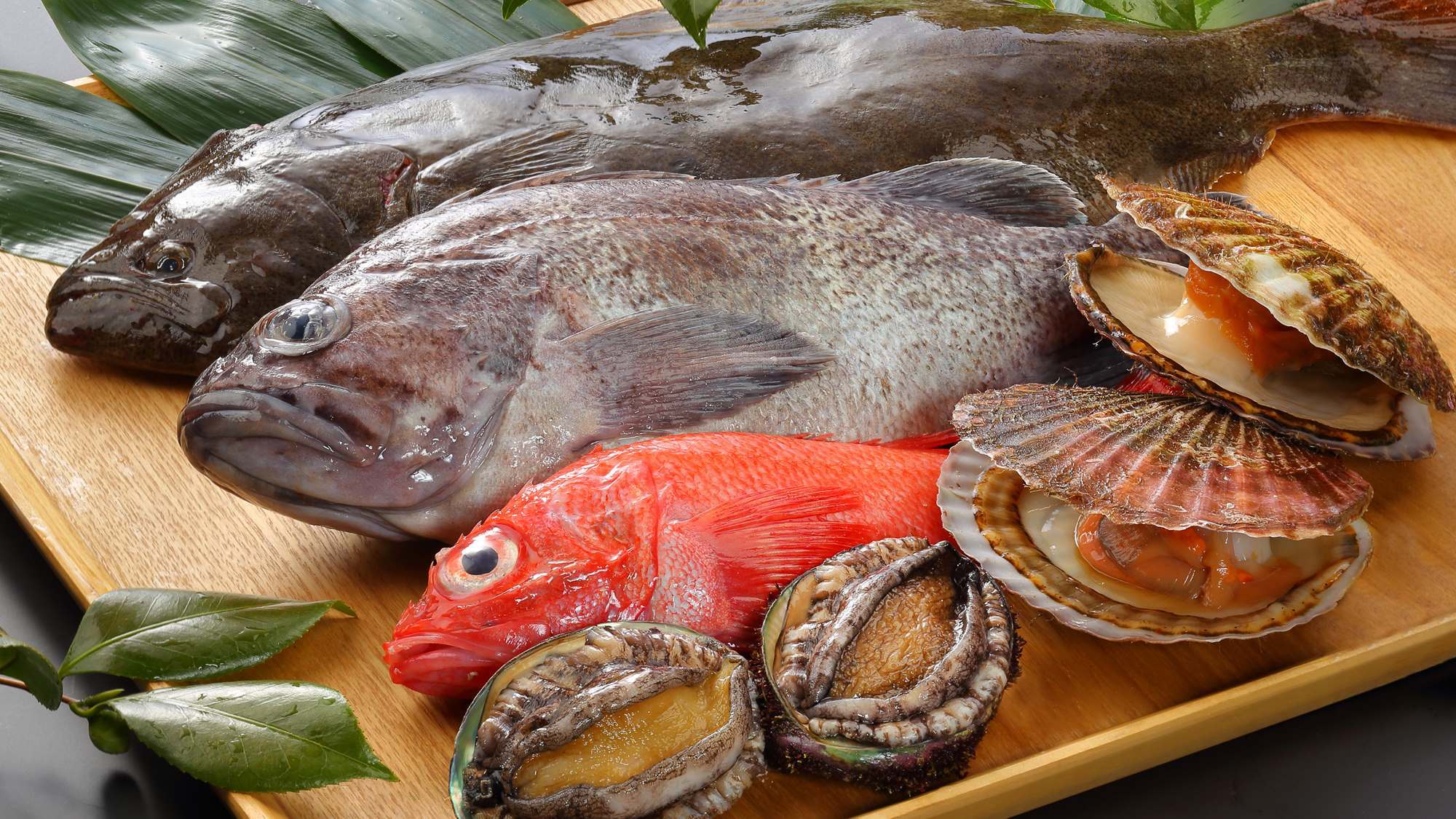 【お料理ランクUP】三陸の恵みを贅沢に食す鮑も踊る海鮮いろり焼き会席