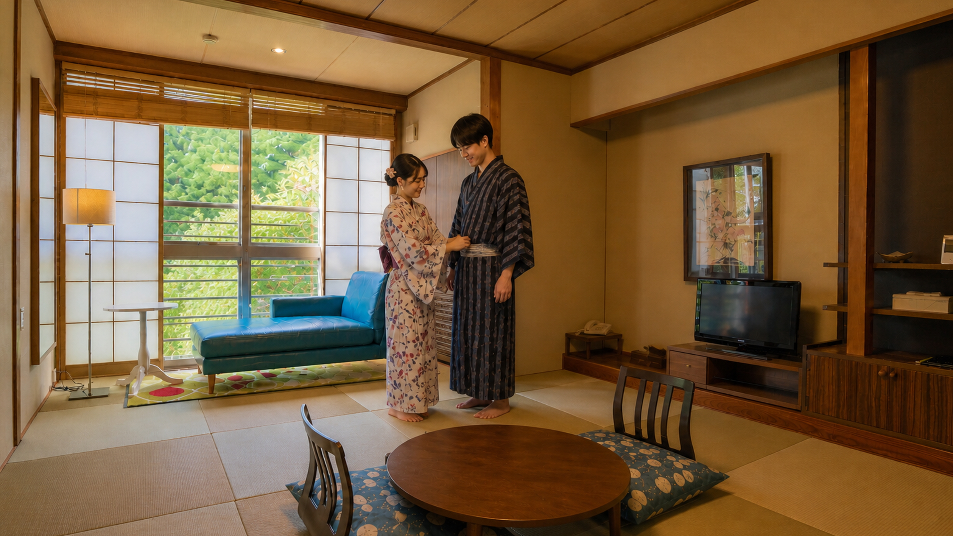 【百合・五月】和室8畳（バス付・禁煙室）