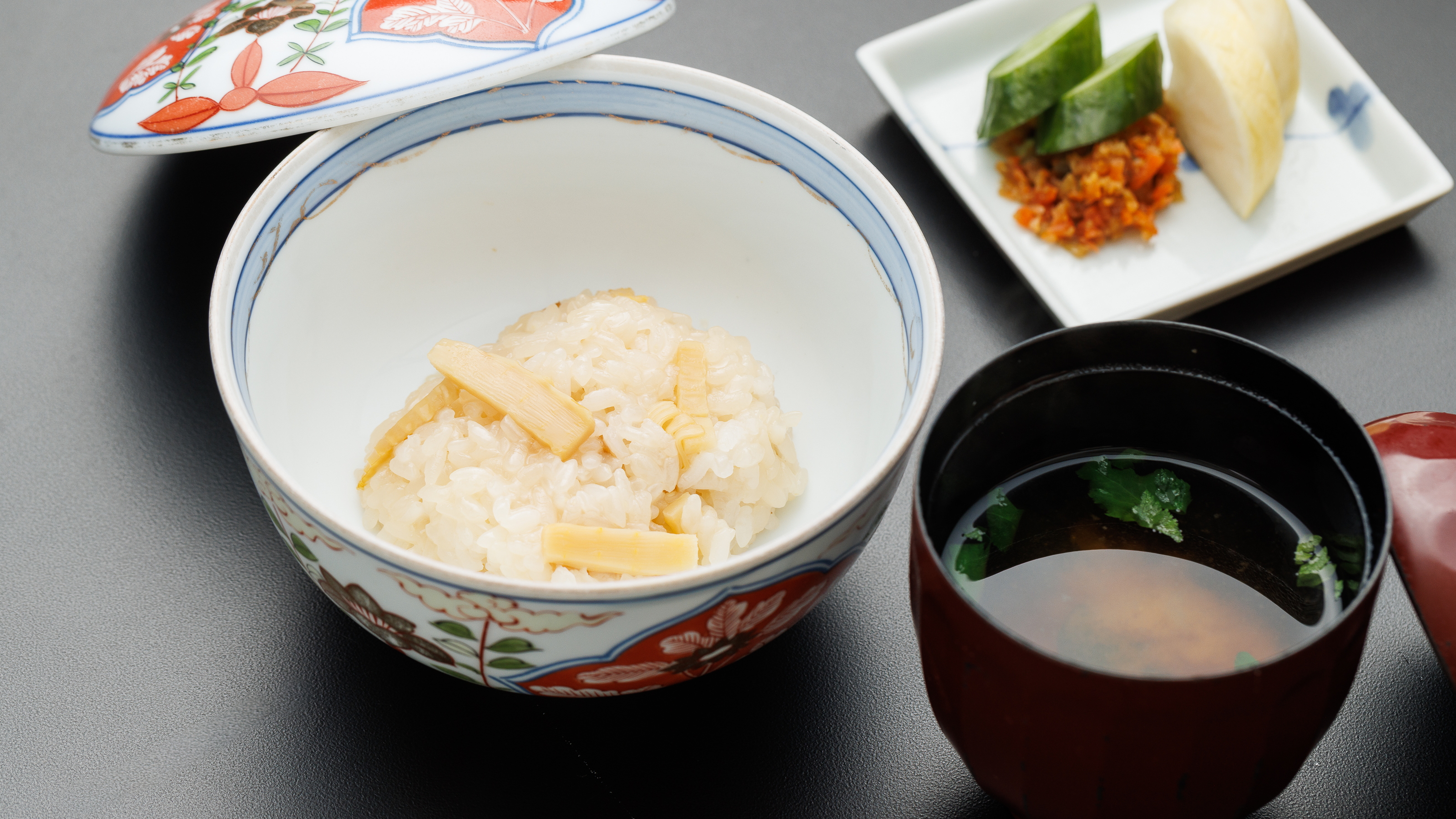 【食事】筍のおこわ蒸し