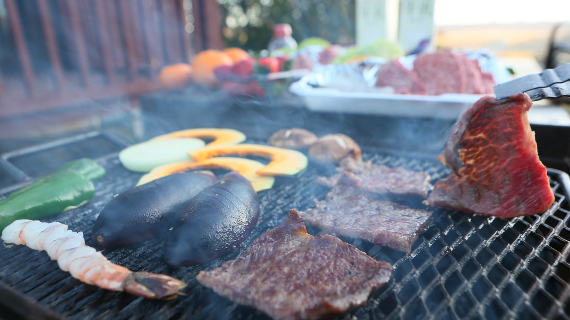 飲み物や食材の持ち込みもＯＫ！簡単♪手軽なＢＢＱプランは人気です