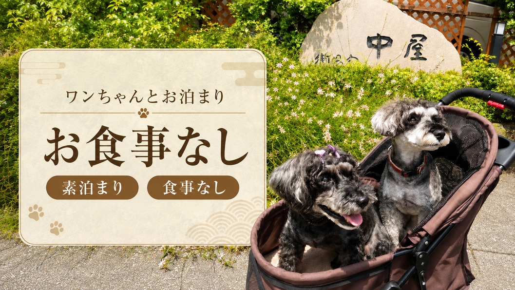 【ワンちゃんとお泊りプラン / 素泊まり】大切な家族と素敵な旅を！＜食事無し＞