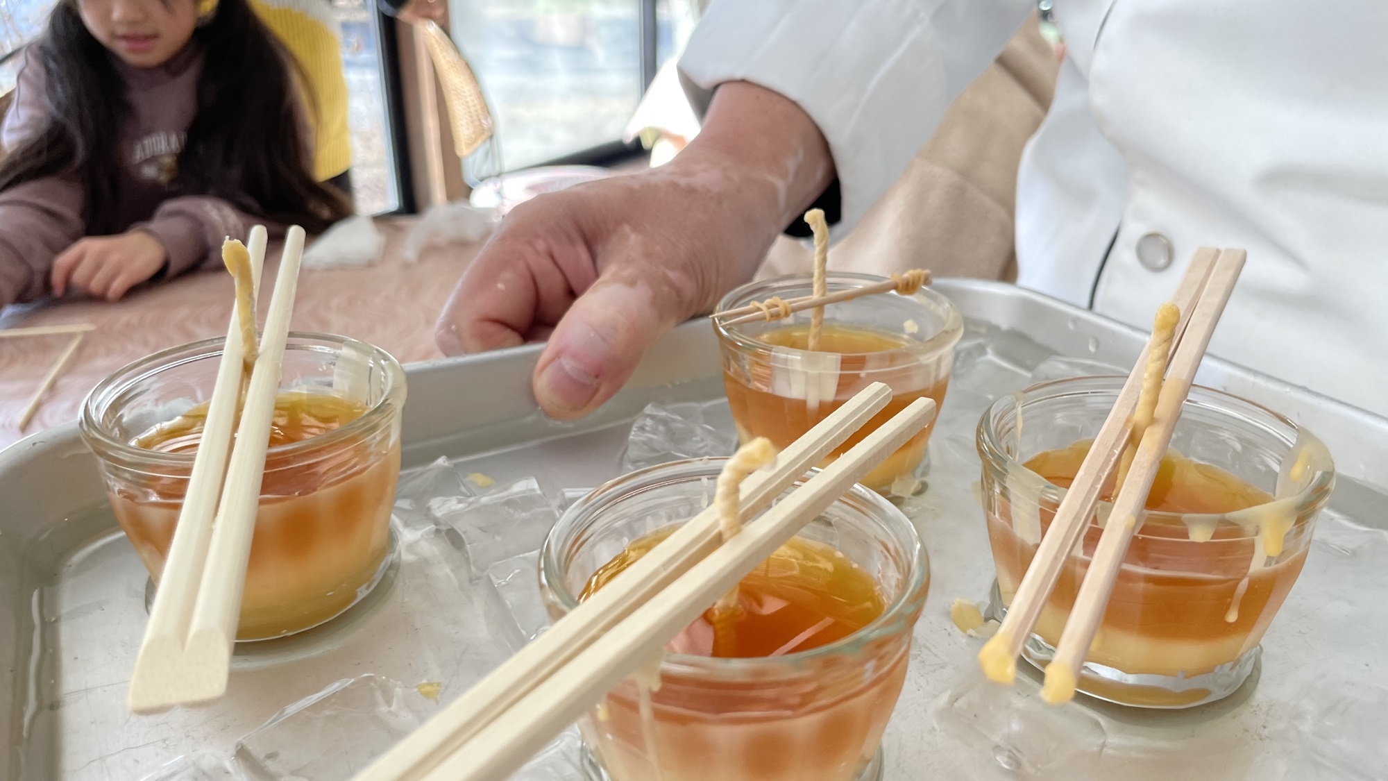 【養蜂見学＆蜜蝋キャンドル作り体験】日本ミツバチに思いを寄せ、蜜蝋キャンドルに癒される！【2食付】