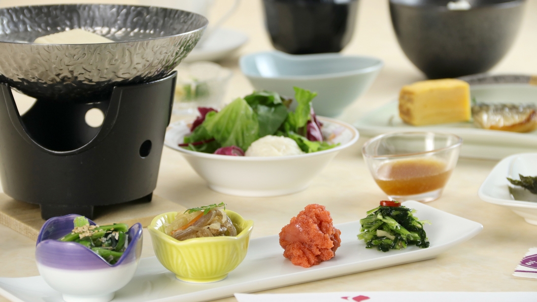 【朝食付き】地元食材を使った優しい「和朝食」で良い1日のスタートを！