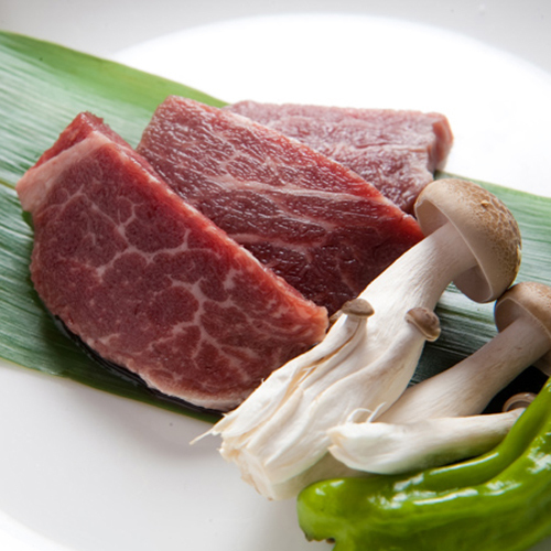 【雅プラン】アップグレド豊後牛一例