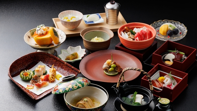 【食事会場おまかせ｜広間食】1泊2食付-季節の創作会席-