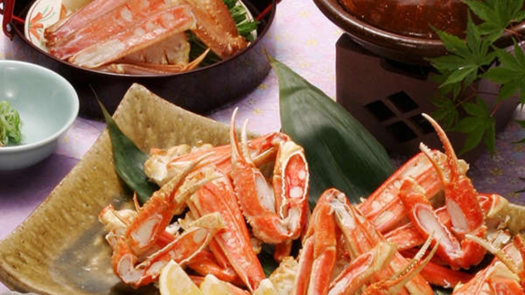 【特選〇加能蟹タグ付き会席】お料理チョイス「蟹刺し・焼き蟹・蟹鍋」OR「蒸しずわい蟹」絶品ブランド蟹