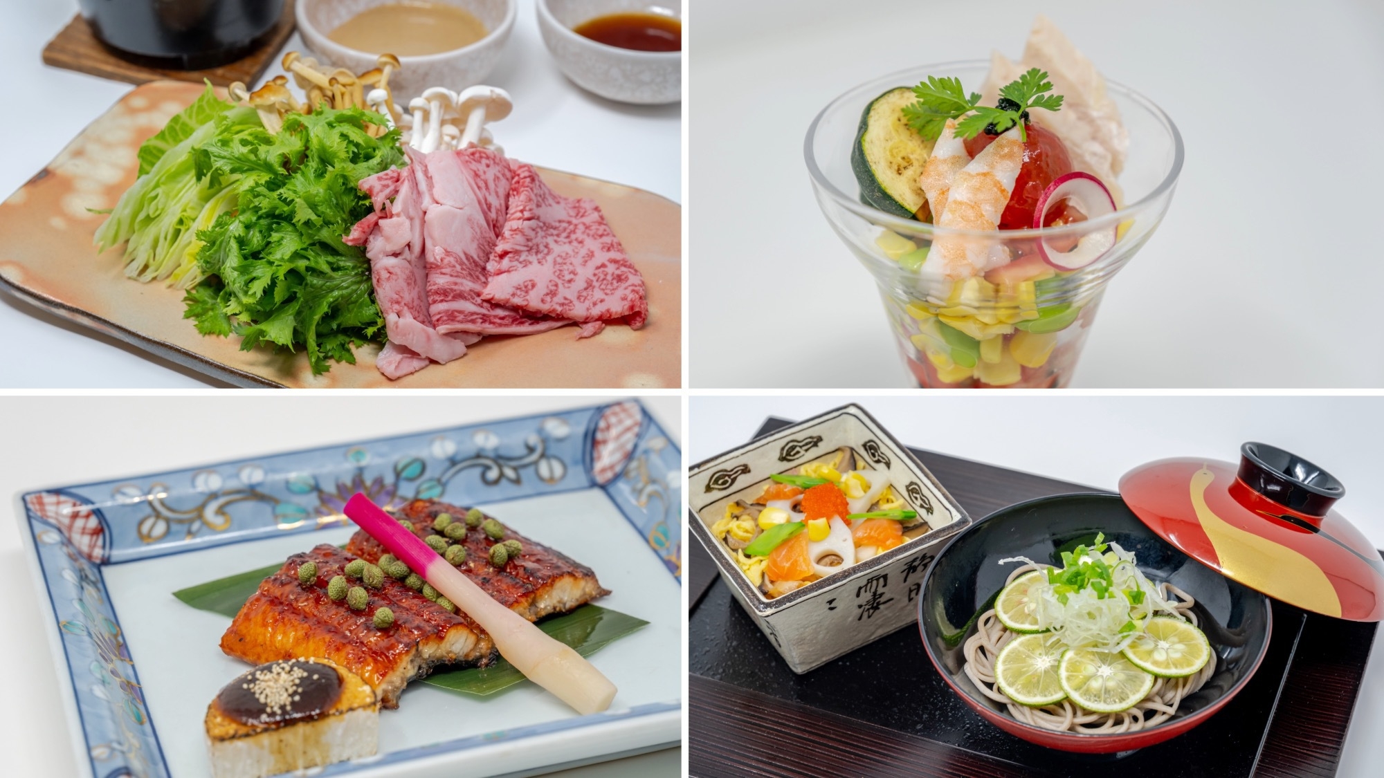 【紅や四季物語プラン（夏）】信州の旬を楽しむ会席料理プラン 〜夏の味覚と彩りを堪能〜／涼味会席プラン