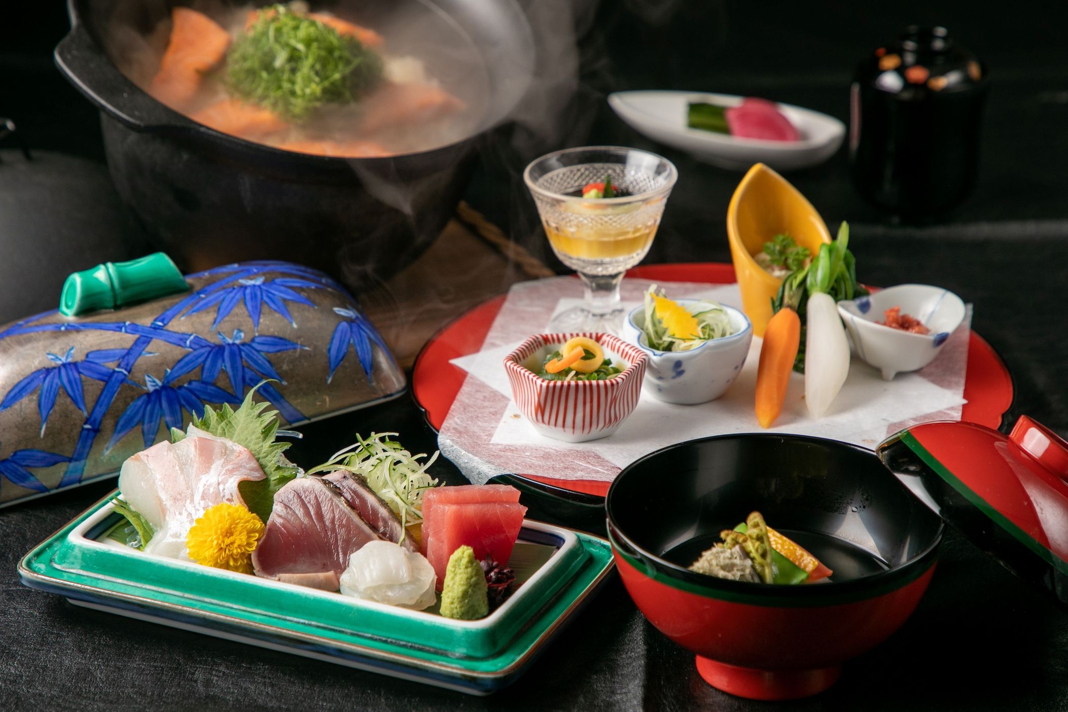 【最上級会席】諏訪湖一望のレイクビューレストランで味わう料理長厳選・特選会席プラン／2食付