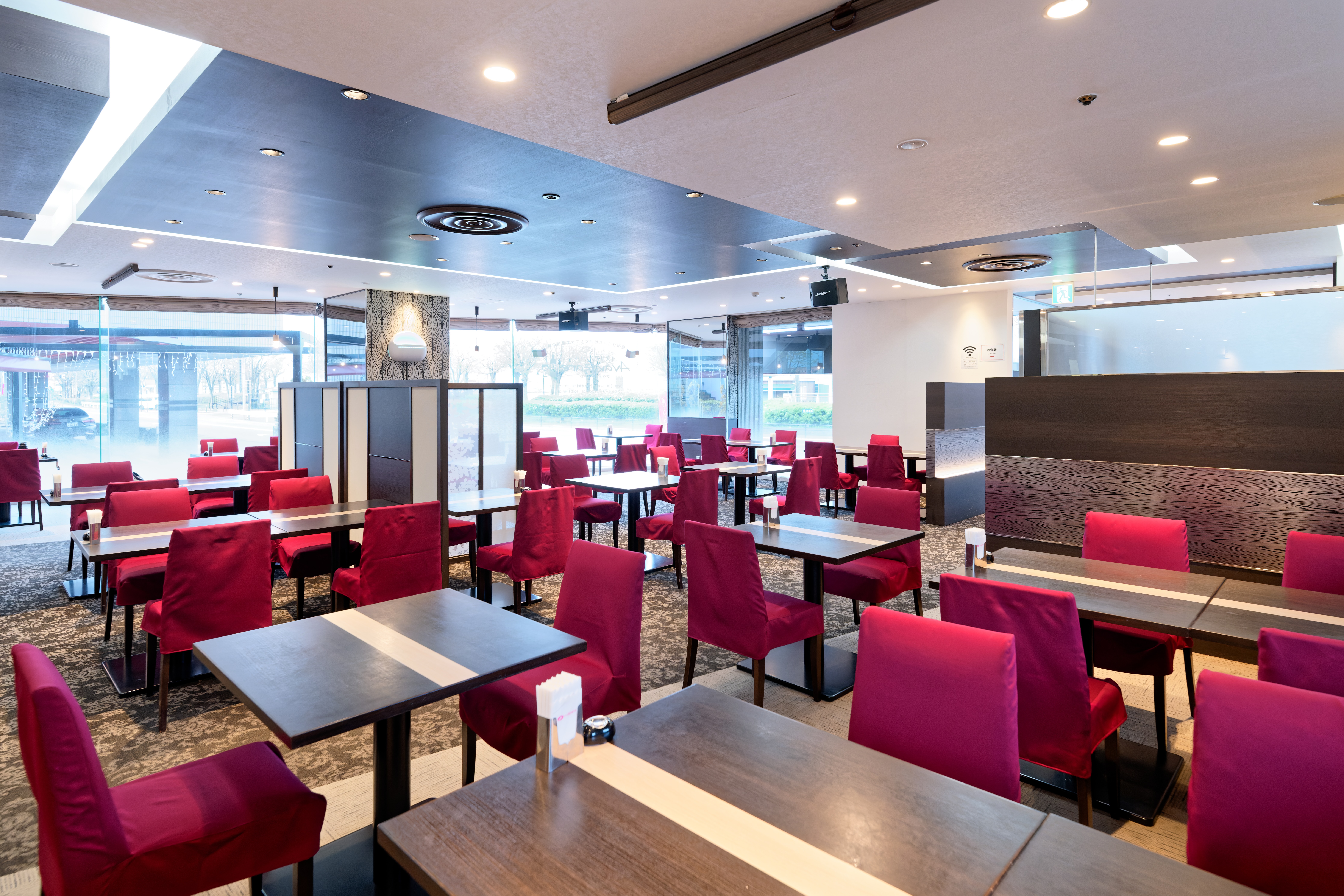 朝食バイキング会場