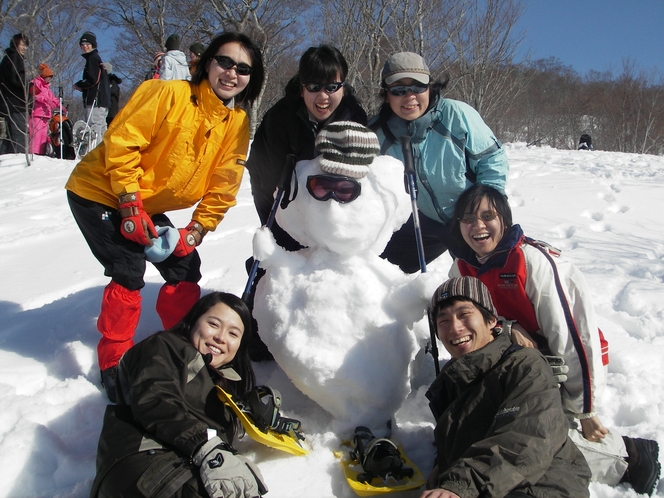 雪遊び