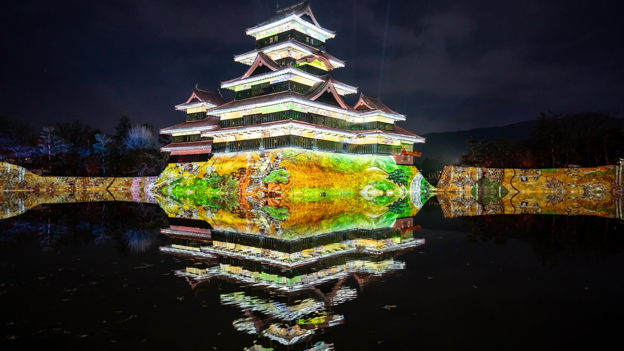 松本城プロジェクションマッピング2025-2026　今年も開催します！12/13～2/15