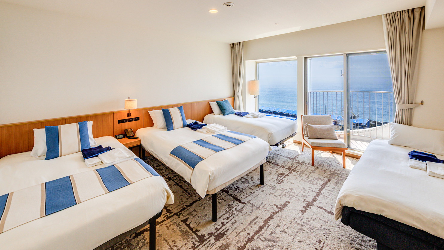 オーシャンツイン定員4【禁煙/2ベッド+2エキストラ】