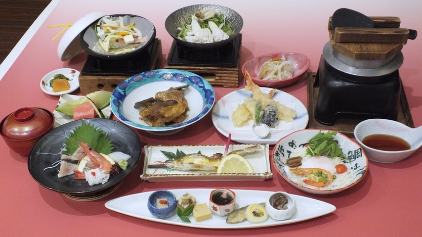 【繚乱会席】＜イチオシ＞瀬戸内の美しい眺望と厳選された四季の旬素材を使った、こだわり豪華会席を堪能。