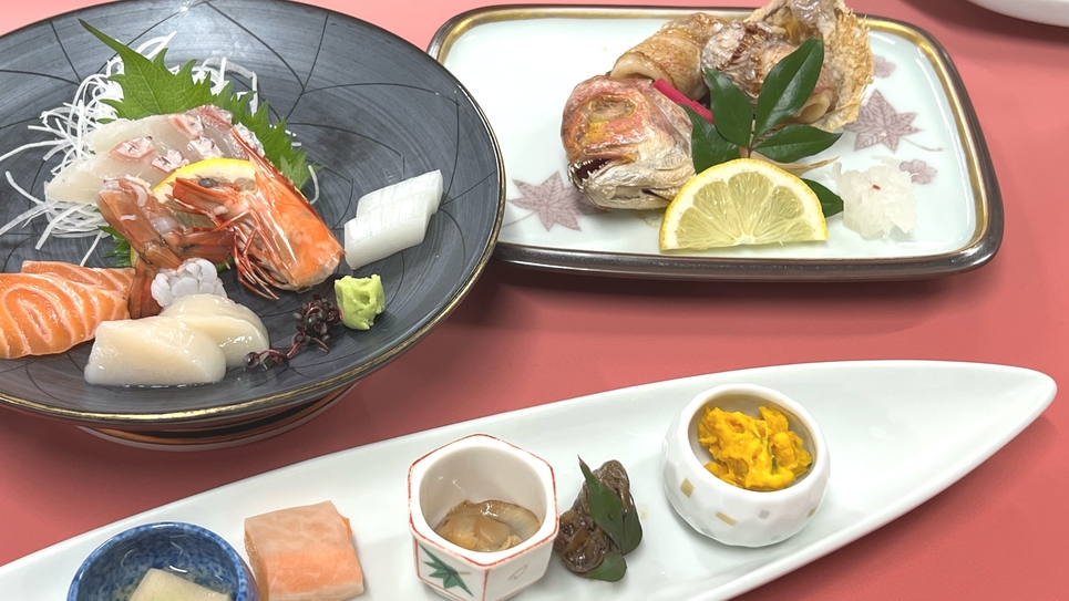 【桜鯛特別会席プラン】メインは桜鯛を使った瀬戸内郷土料理の鯛そうめん。春の美食を堪能ください。