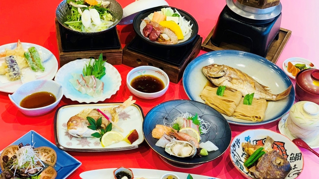 【3月〜5月限定■桜鯛特別会席】＜春の味覚を贅沢に堪能＞瀬戸内の旬を味わう！旨み溢れる桜鯛で春を満喫