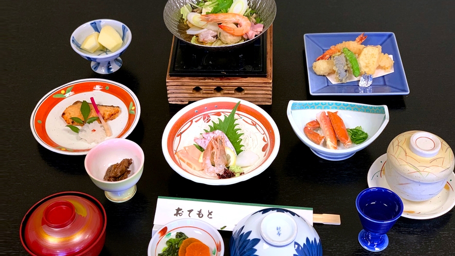 【播州会席】夏は「鱧」を使った一人鍋や播州名産の「揖保乃糸」等季節毎に楽しめます