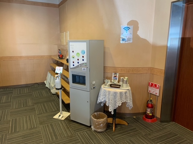 ロビー　ドリンクコーナー