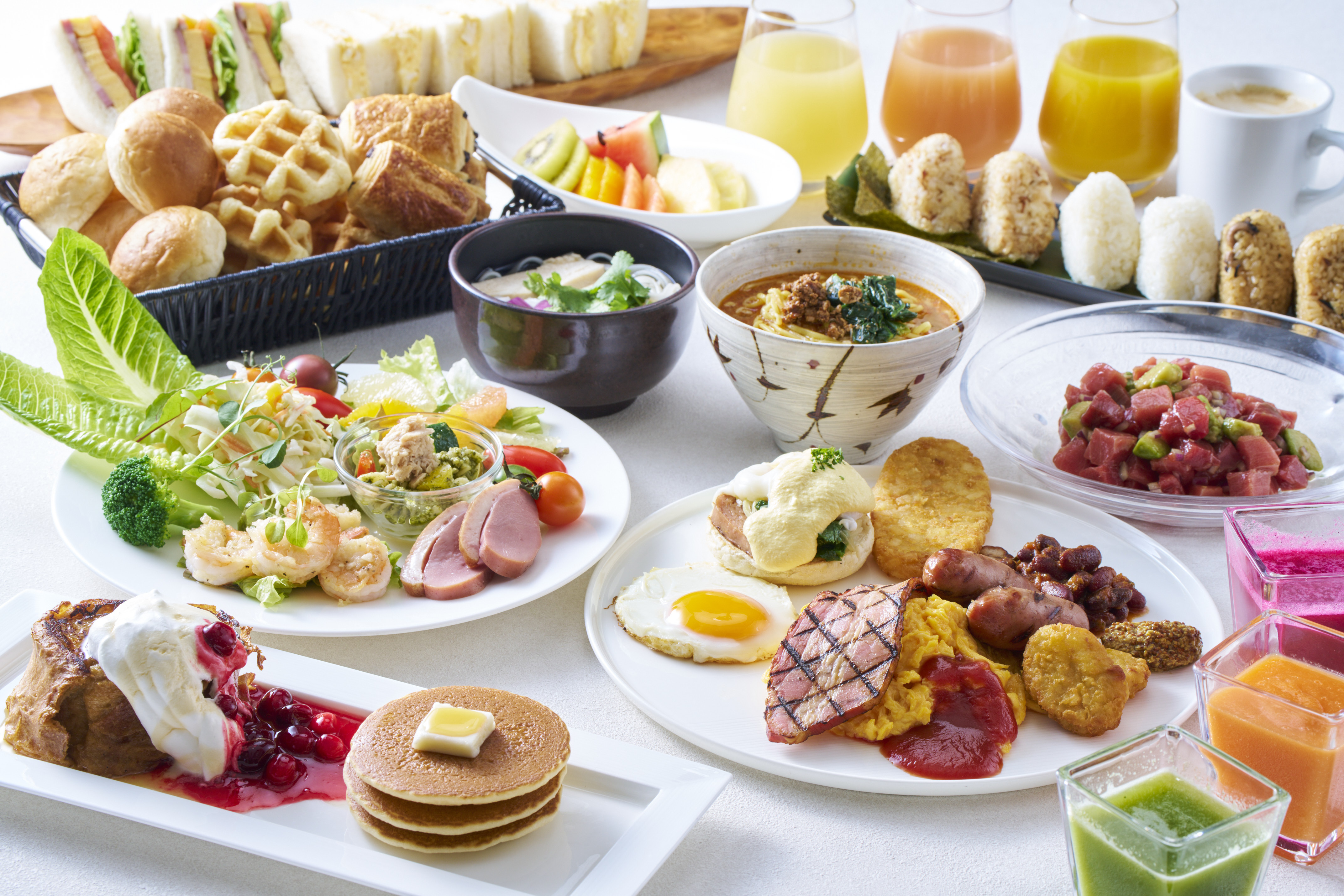 朝食ビュッフェ