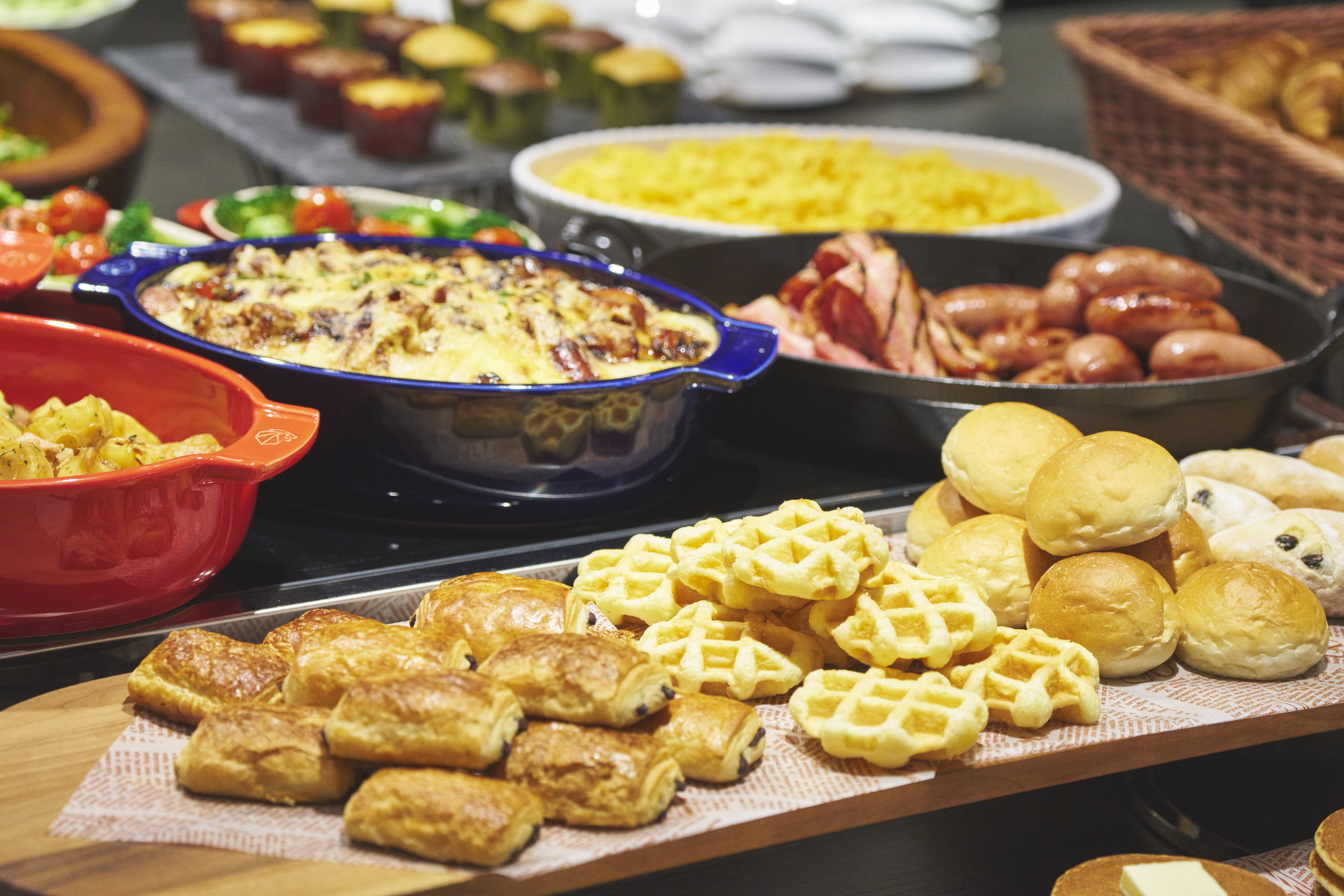 朝食ビュッフェ