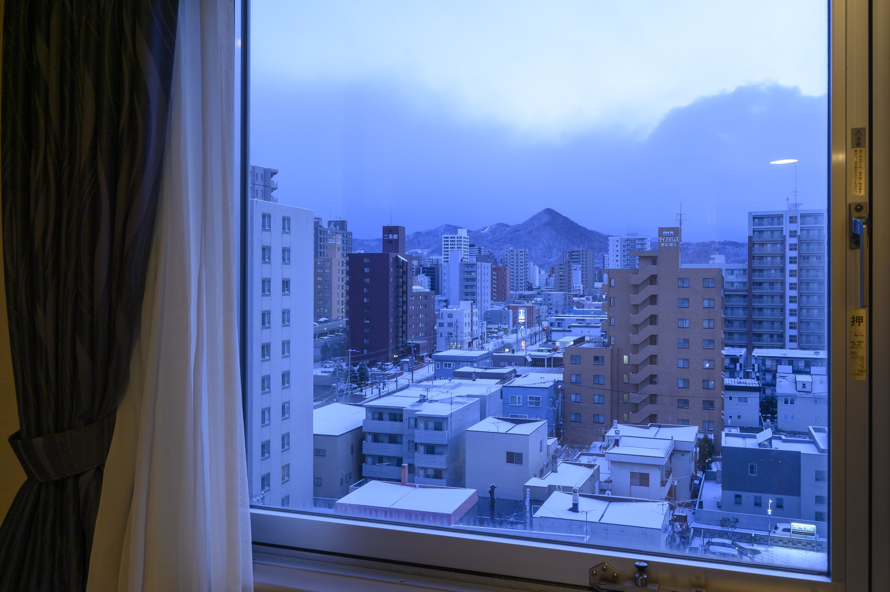 客室からは札幌の街並みがご覧いただけます。