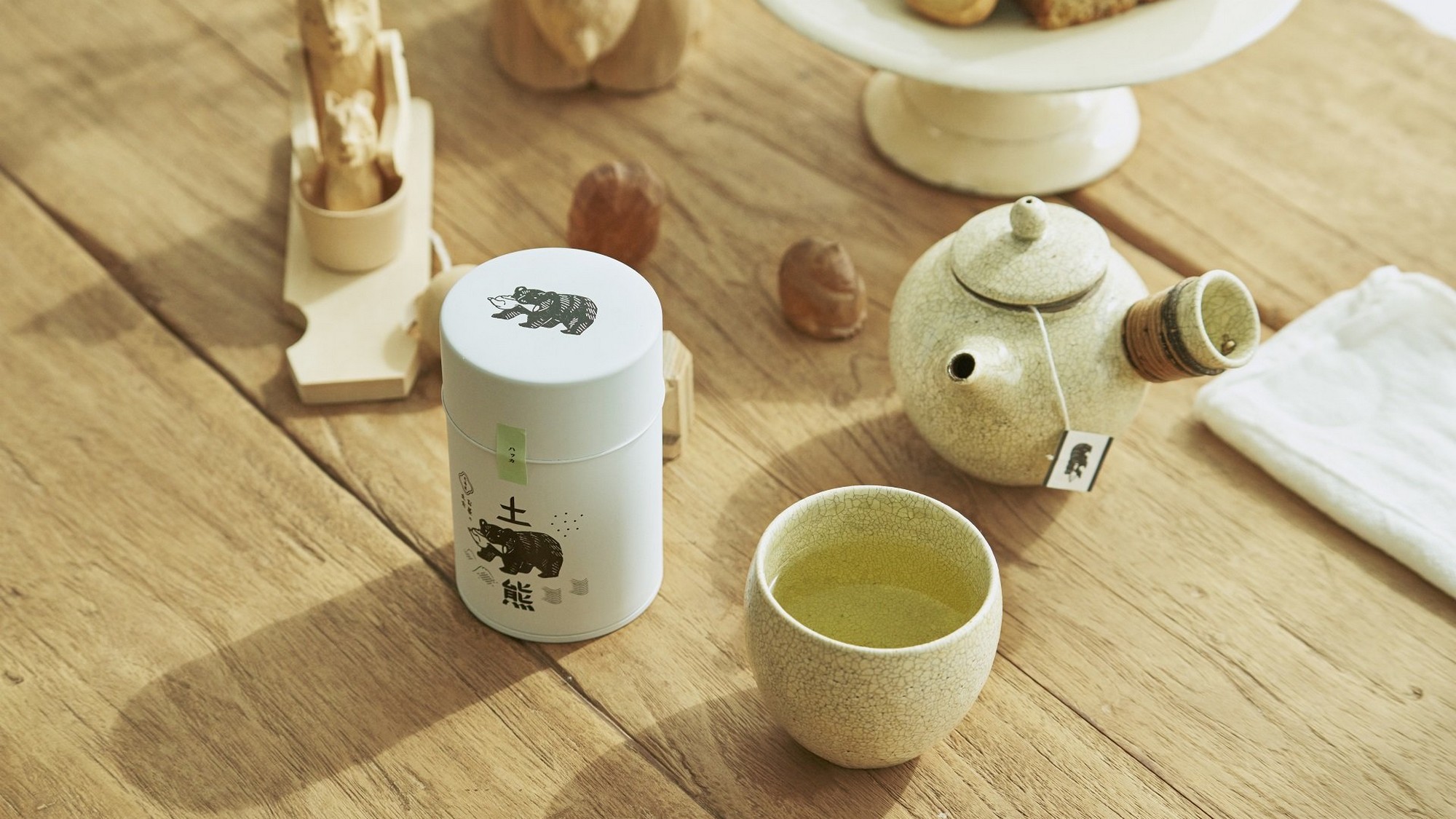 ホテル１Ｆショップにて販売しておりますお茶『土熊』