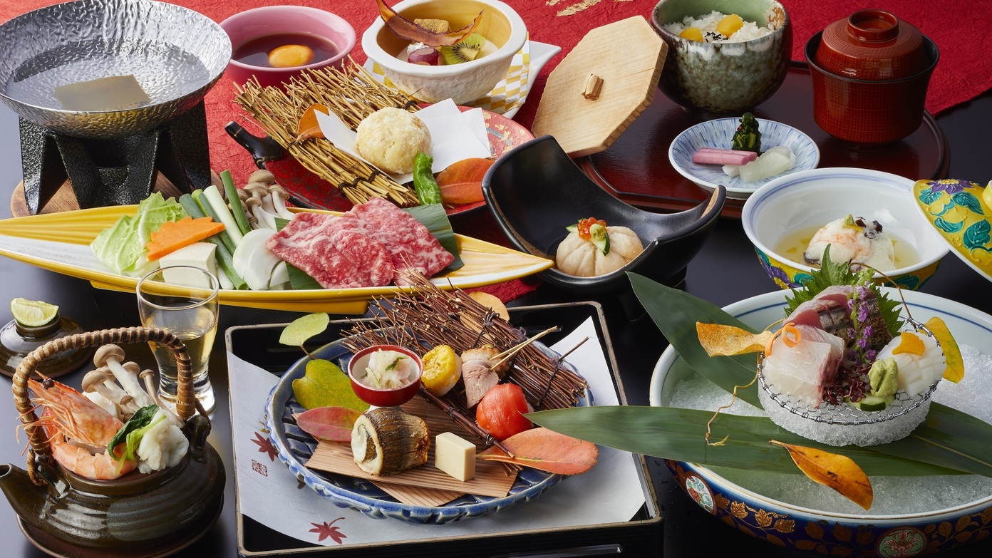 【季節会席】地域の味覚と季節を愉しむお料理プラン