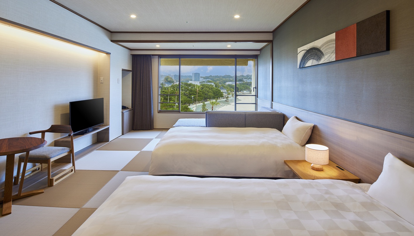 【モデレート和室+ツインベッド】一例